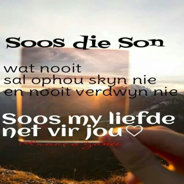 Soos die son artwork