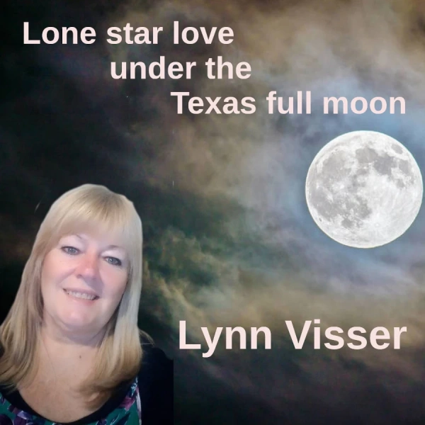Lone star love under the Texas full moon artwork