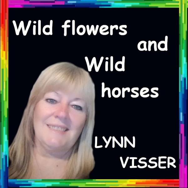 Wild flowers and wild horses artwork